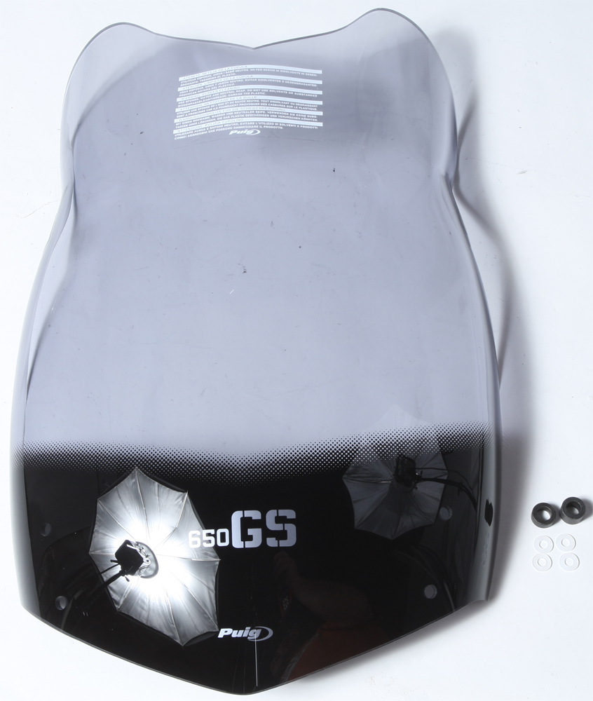 Smoke Touring Windscreen - For 04-07 BMW F650GS - Click Image to Close