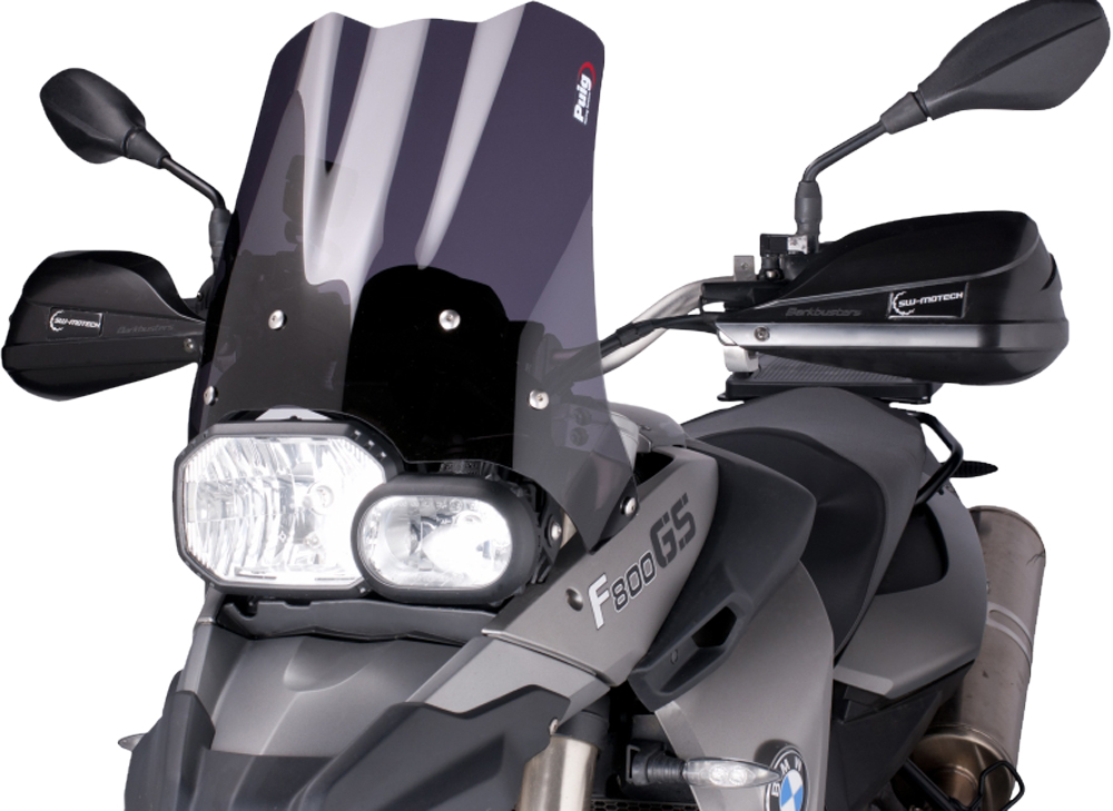 Dark Smoke Touring Windscreen - For BMW 08-17 F800GS, 08-12 F650GS - Click Image to Close