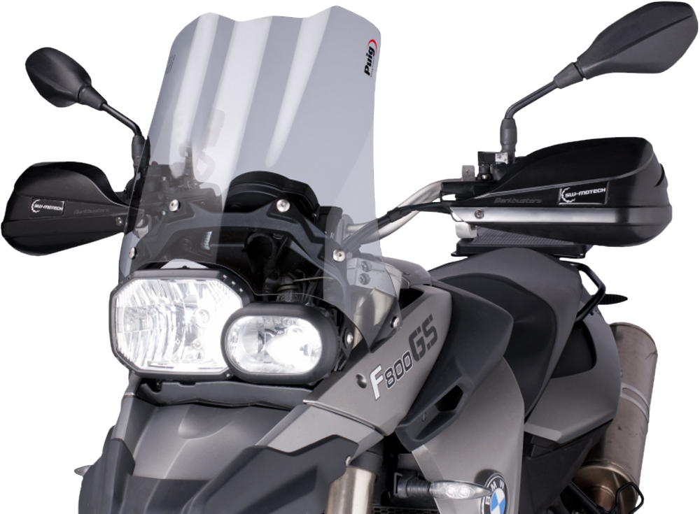 Smoke Touring Windscreen - For BMW 08-17 F800GS, 08-12 F650GS - Click Image to Close