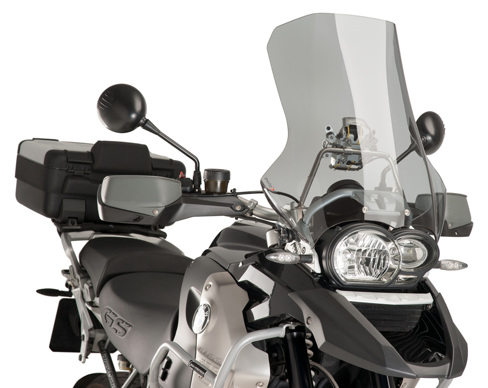 Smoke Touring Windscreen - For 04-13 BMW R1200GS /A - Click Image to Close