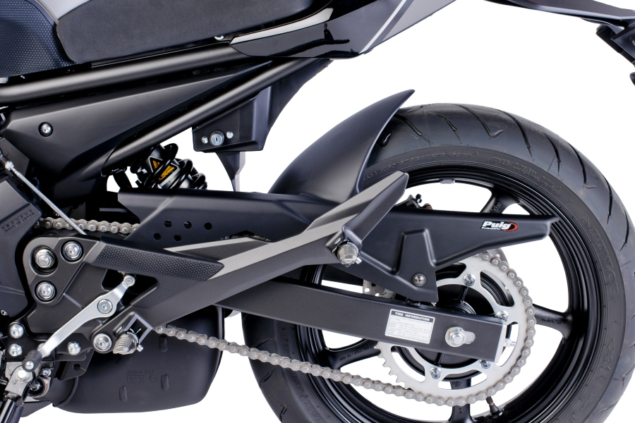 Matte Black Rear Tire Hugger - For 09-15 Yamaha FZ6R - Click Image to Close