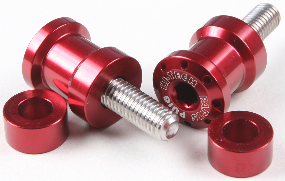 Red Hi-Tech Spools 8mm 2/Pk - Click Image to Close