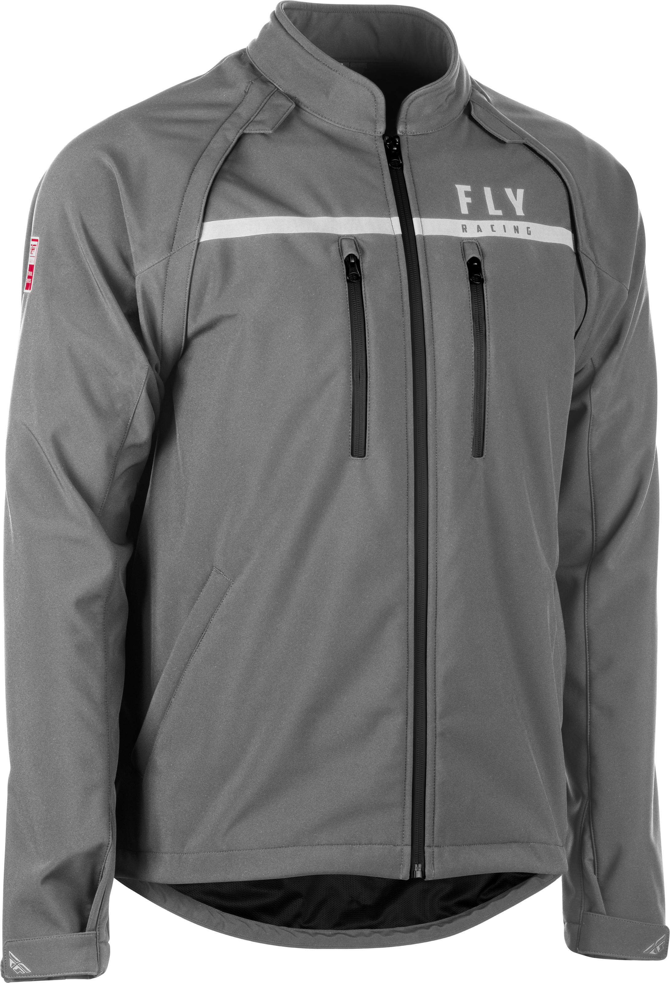 Patrol Softshell Jacket Grey Medium - Click Image to Close