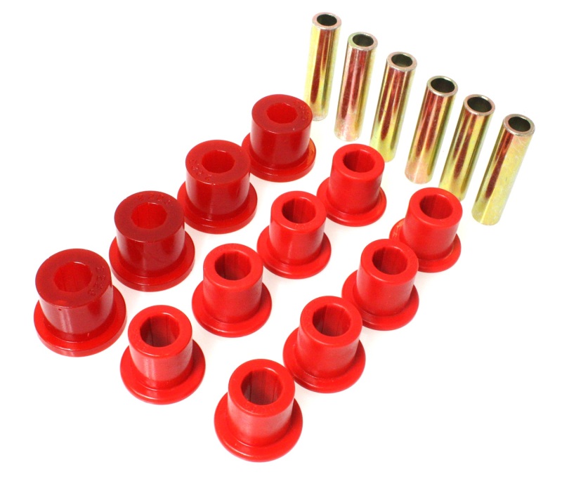 Energy Suspension Spring & Shackle Bushing - Red - Click Image to Close