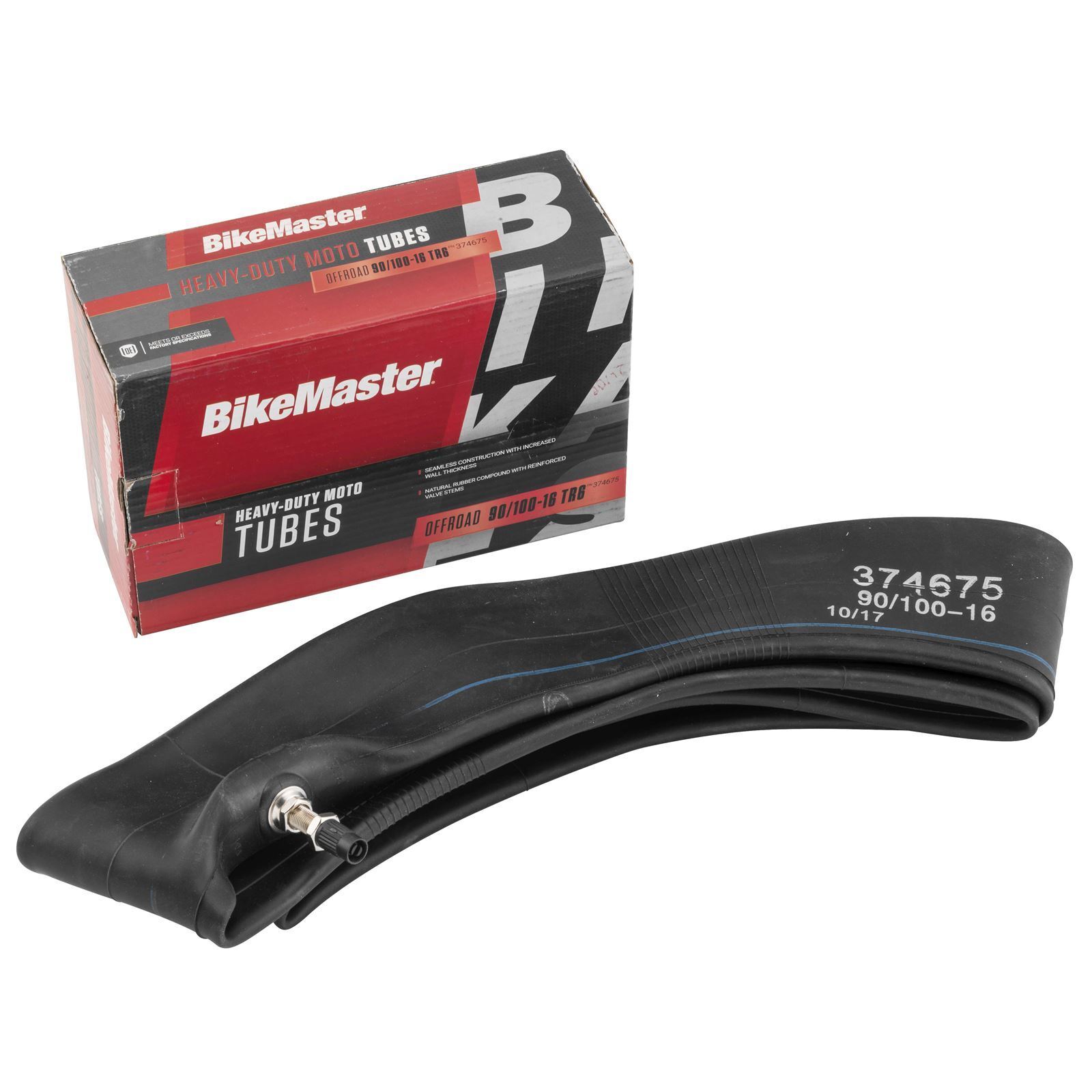 BikeMaster 90/100-16 TR6 Tube Heavy Duty - Click Image to Close