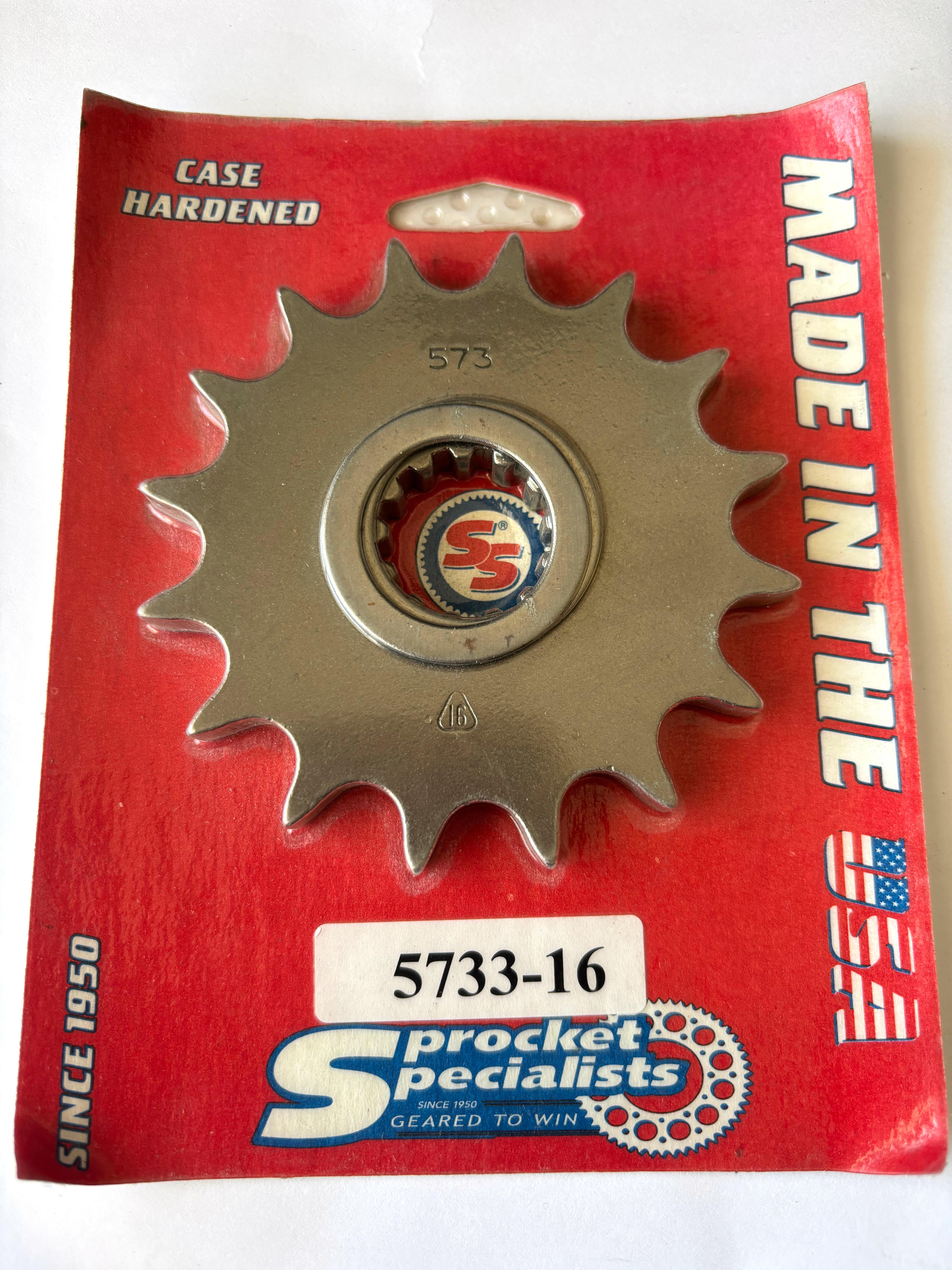 16 TOOTH STEEL FRONT SPROCKET - Click Image to Close