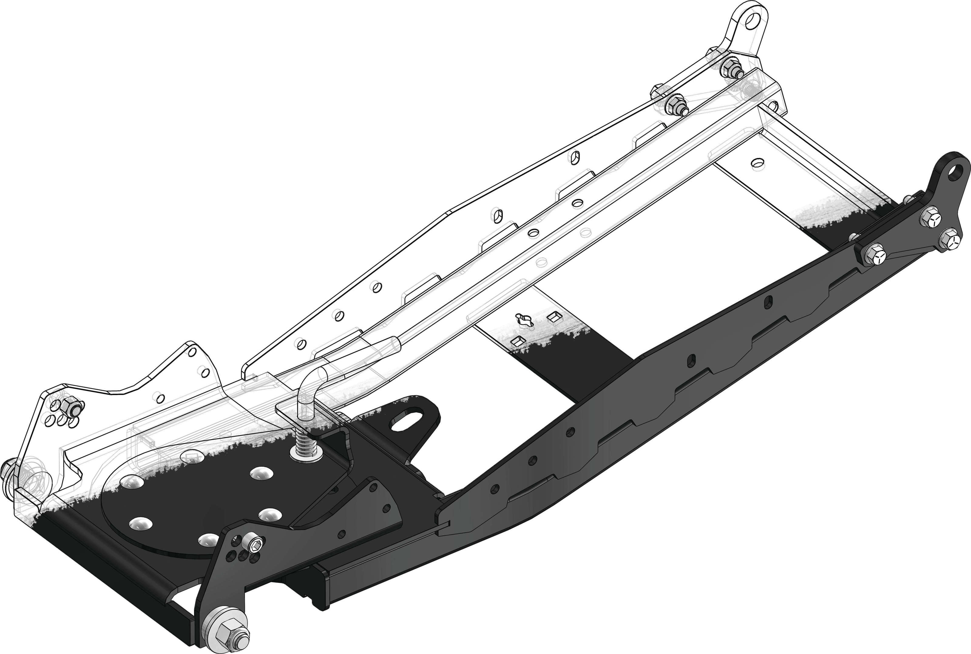 Pro 2.0 UTV Push Tube System Black - For use with model specific mount plate - Click Image to Close