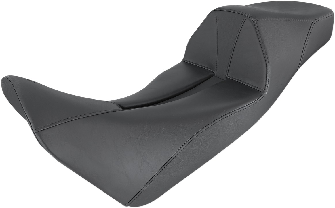 Adventure Track Stitched 2-Up Seat Black Low - For 16-20 Honda Africa Twin - Click Image to Close