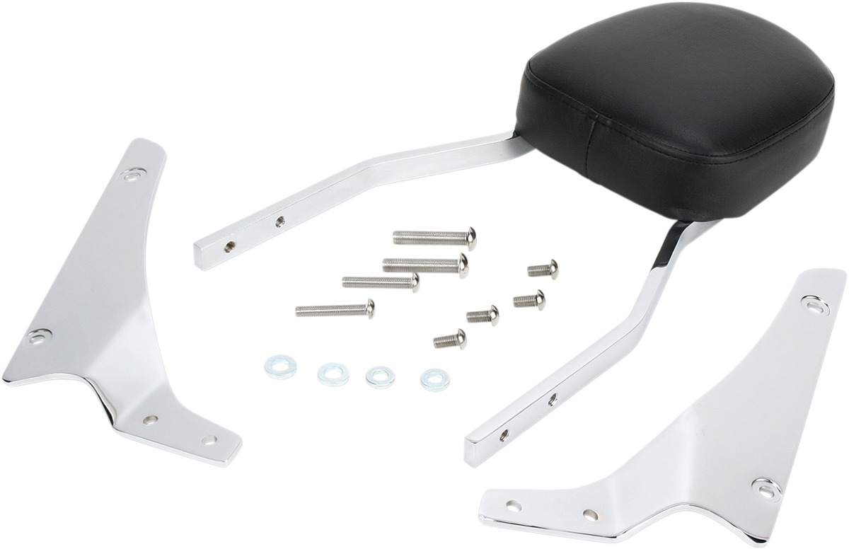 Standard Square 17" Sissy Bar Chrome - For 07-09 Honda VTX1300R/S - Click Image to Close