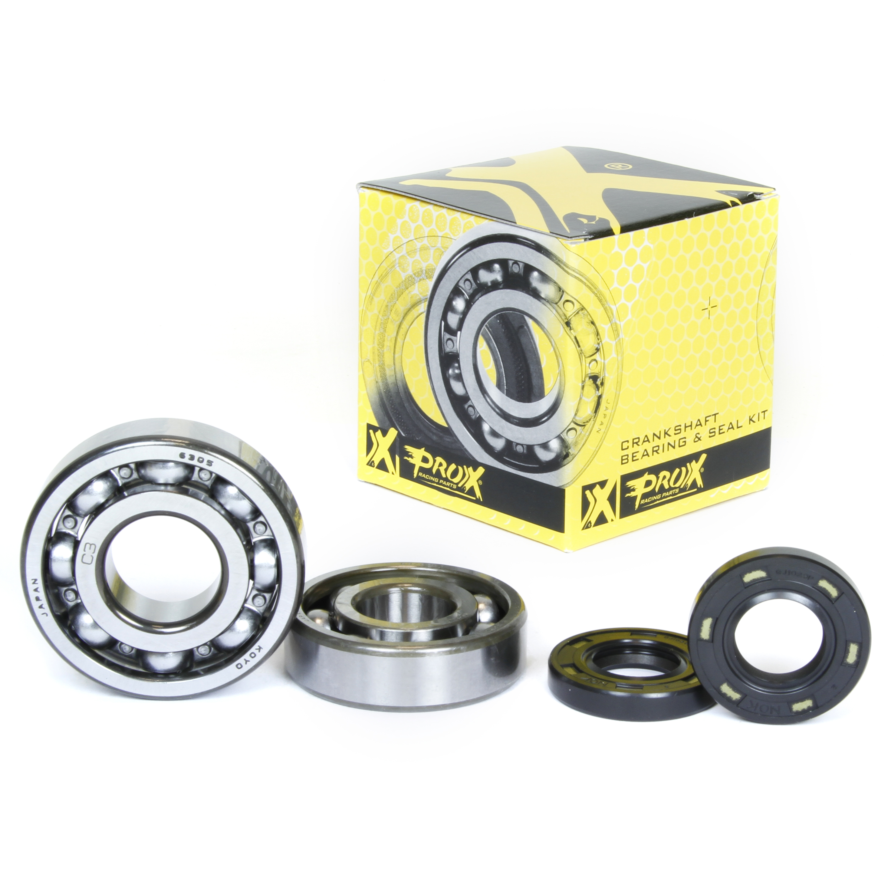 Crankshaft Bearing & Seal Kit - For 85-87 Kawa KX125 - Click Image to Close