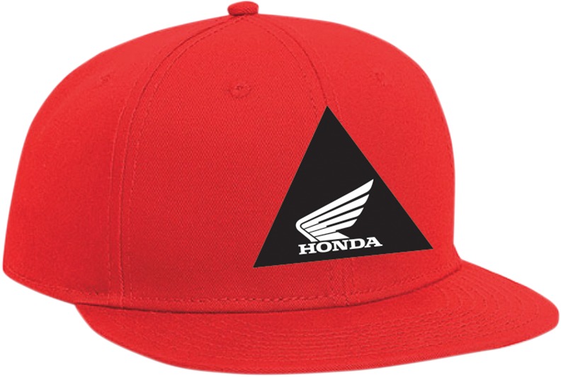 Youth Honda Tri Snapback Hat - Honda Tri Hat Red Yth - Click Image to Close