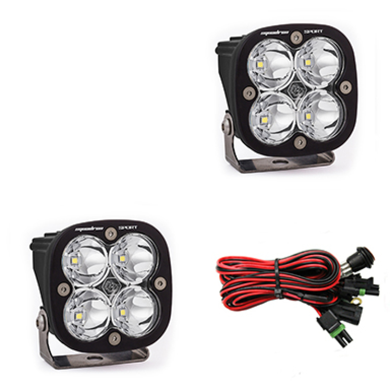 Squadron Sport Work/Scene Pair LED Light Pods - Clear - Click Image to Close