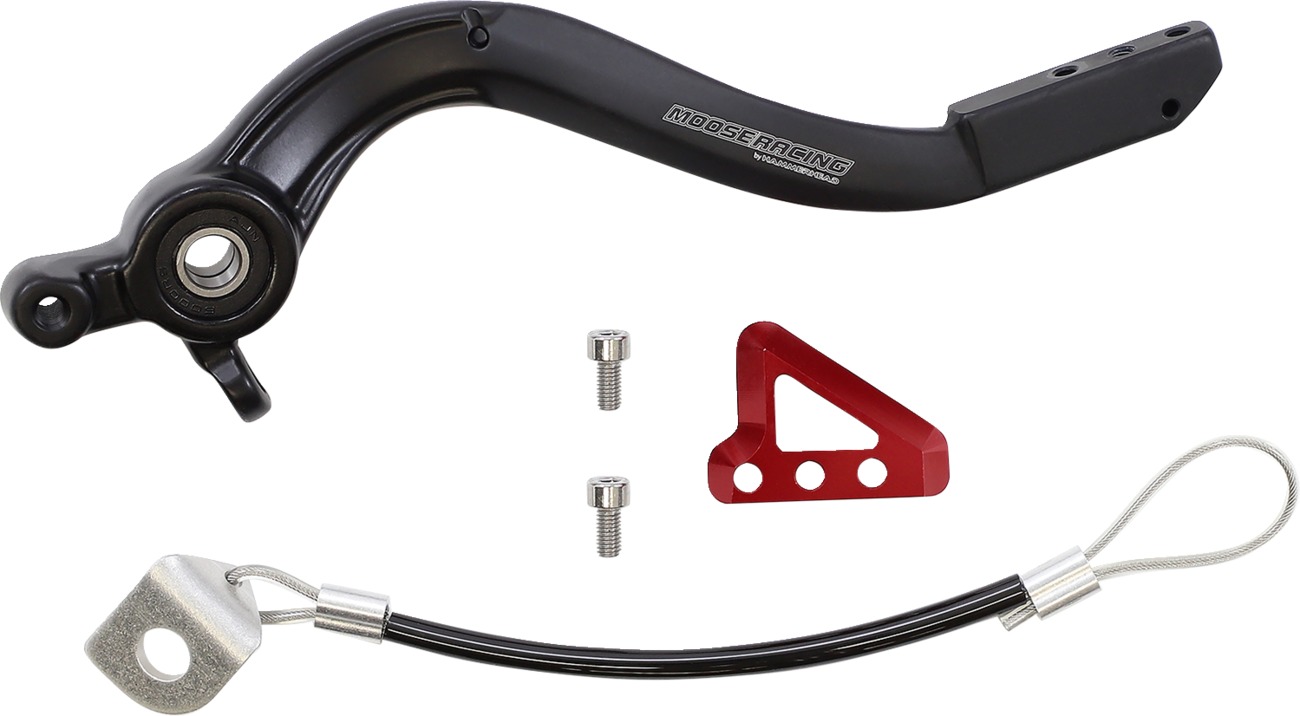 Black & Red Brake Pedal - For 21-23 Gas Gas MC85 - Click Image to Close