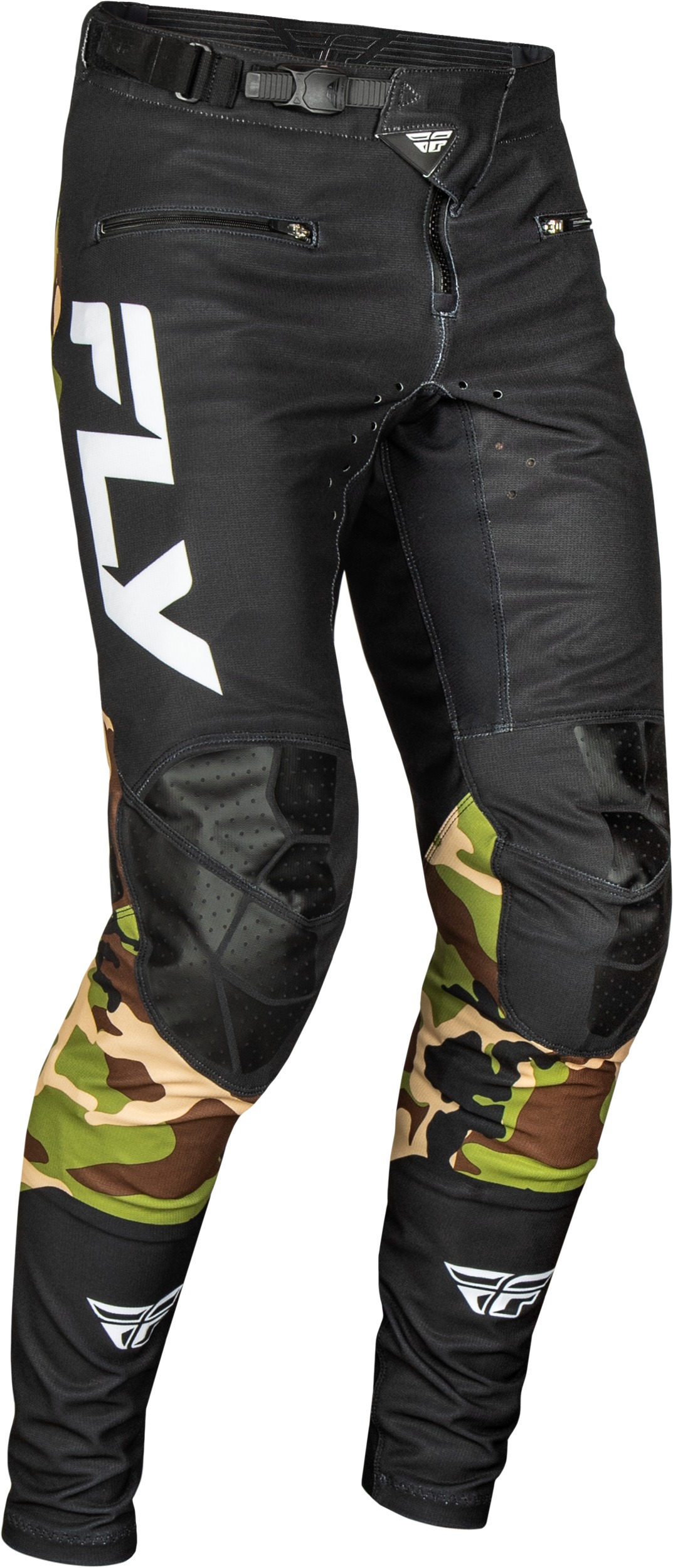 Fly Racing Rayce Bicycle Pants Black/Camo Size 30 - Rayce Bicycle Pants Size 30 Black/Camo - Click Image to Close