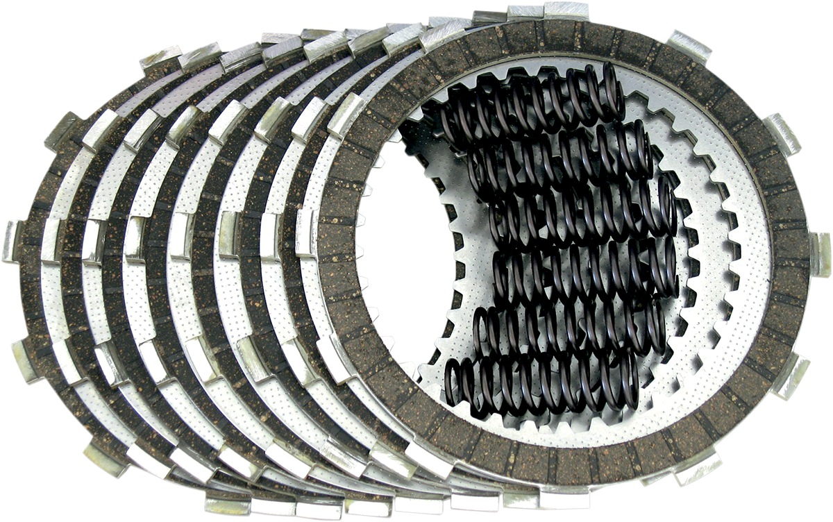 FSC Complete Clutch Plate & Spring Kit (7 Plates) - For 96-04 Honda XR400R, 85-86 ATC250R, & 86-89 TRX250R - Click Image to Close