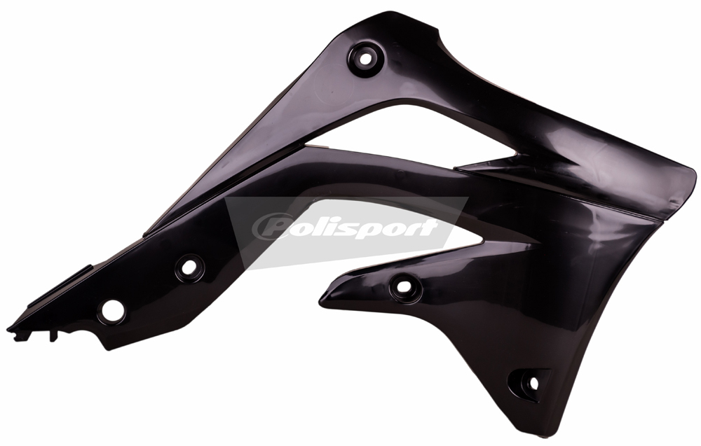 Radiator Shrouds - Black - For 12-15 Kawasaki KX450F - Click Image to Close