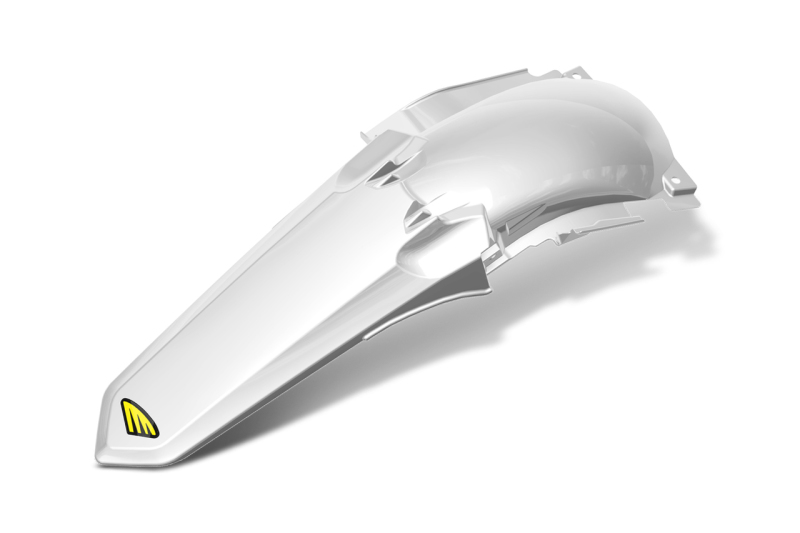 04-21 Yamaha YZ125 Performance Rear Fender White - Click Image to Close