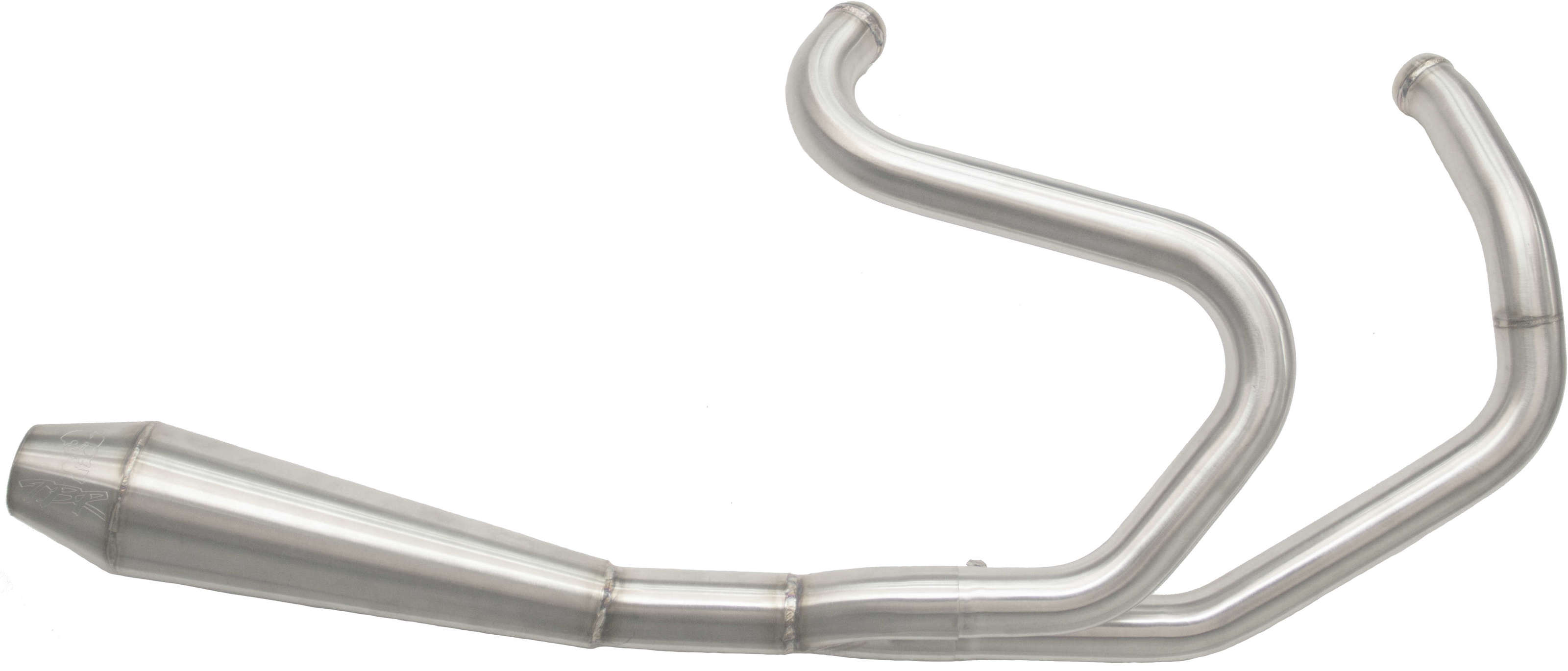 Stainless Steel 2-Into-1 Gen-II Megaphone Full Exhaust - For 86-03 Sportster - Click Image to Close