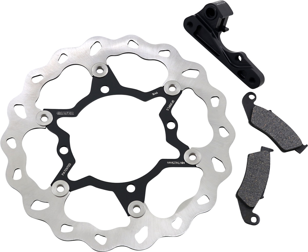 Oversize Wave Floating Brake Rotor Kit - Oversize Rotor Kit - Click Image to Close