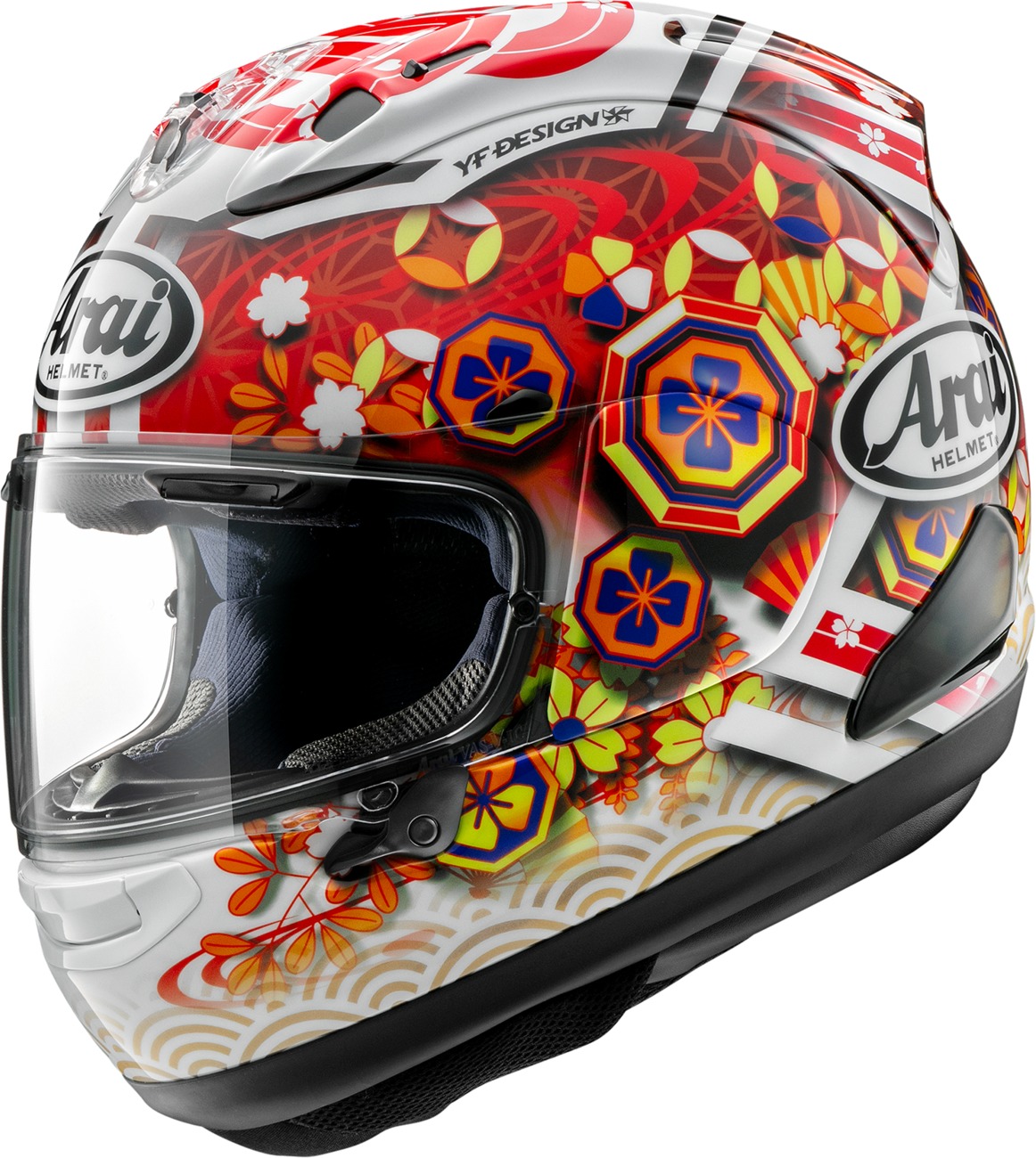 Arai Corsair-X Nakagami-4 Helmet Small Multi - Full face helmet with Nakagami-4 graphic - Click Image to Close