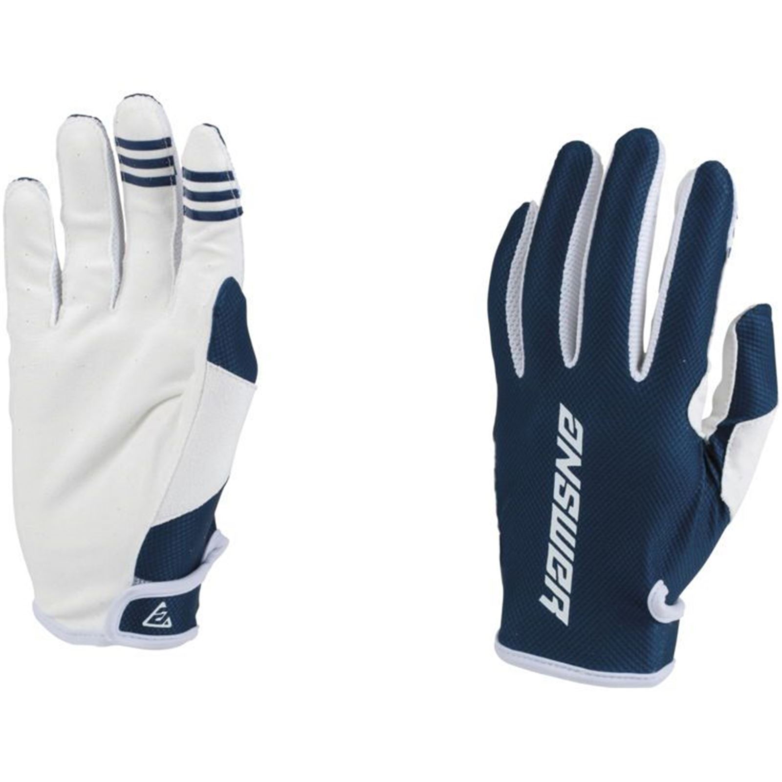 Answer 23 Ascent Glove Navy/White Youth - XS - Click Image to Close