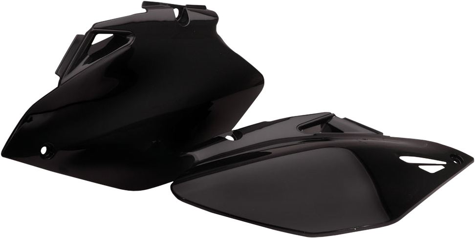 Side Panels - Black - For 05-09 Yamaha YZ250F 06-09 YZ450F - Click Image to Close