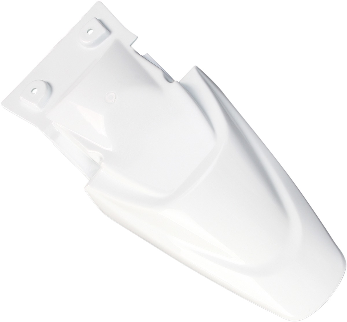 Rear Fender - White - For 02-09 Kawasaki KLX110 00-21 KX65 - Click Image to Close