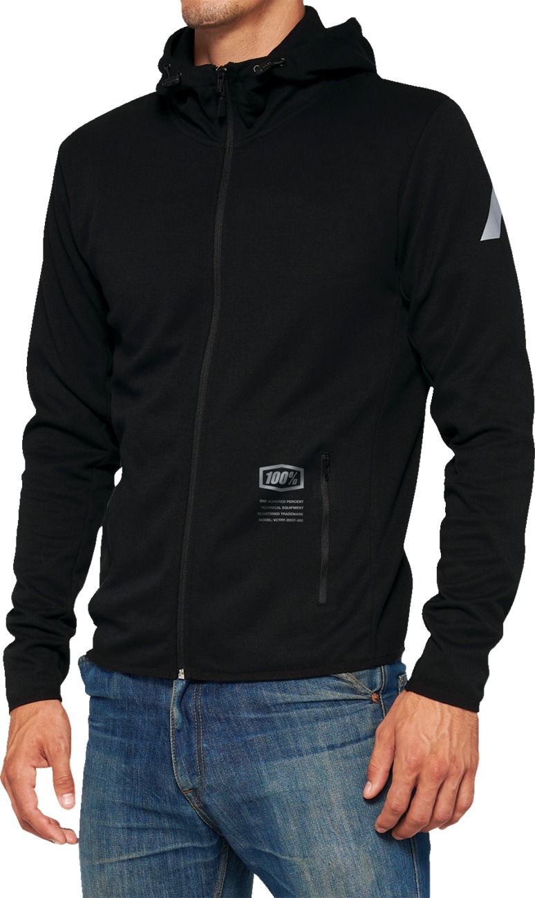 Men's Viceroy Tech Zip Hoody - Viceroy Tech Zip Hoody Blk Lg - Click Image to Close