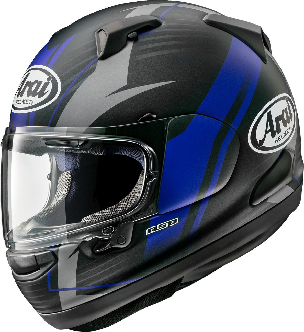 Arai Quantum-X Xen Helmet Blue Frost Medium - Full-face helmet with Xen graphic in Blue Frost - Click Image to Close