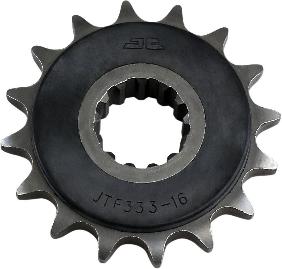 Front Steel Countershaft Sprocket w/ Rubber Damper - 16 Tooth 530 - Click Image to Close