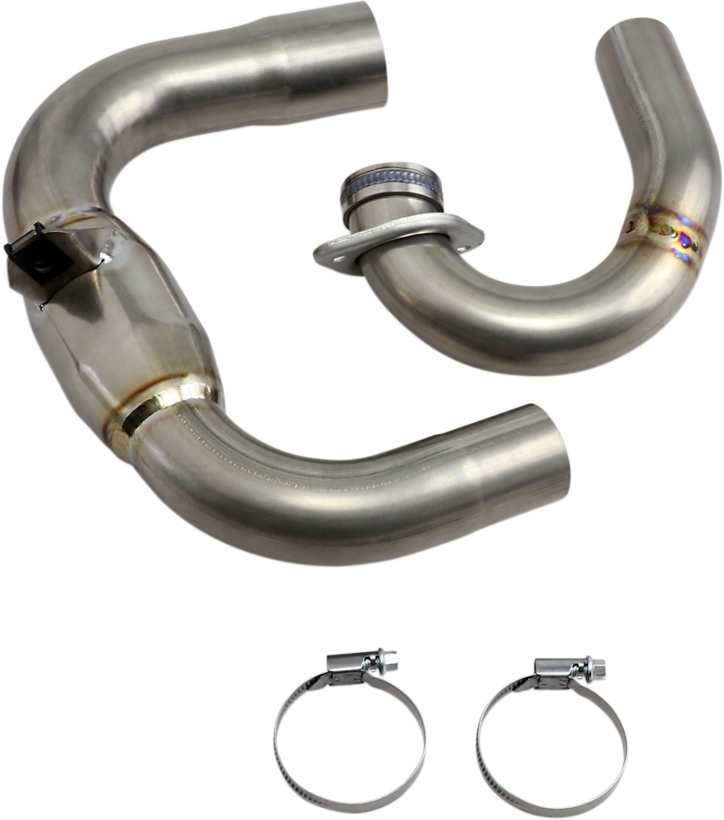 Titanium Megabomb Exhaust Header Pipe - For 19-20 YZ250F - Click Image to Close