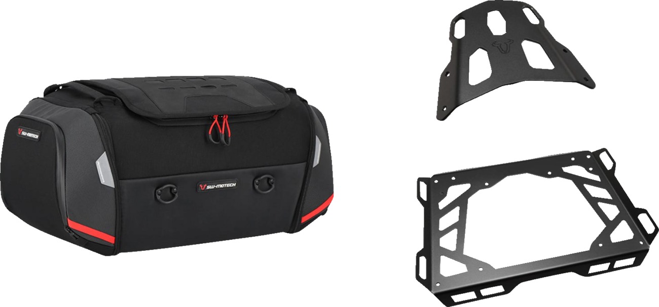 SW-MOTECH Rackpack Tail Bag System For Suzuki V-Strom 650 - Complete Tail bag system - Click Image to Close