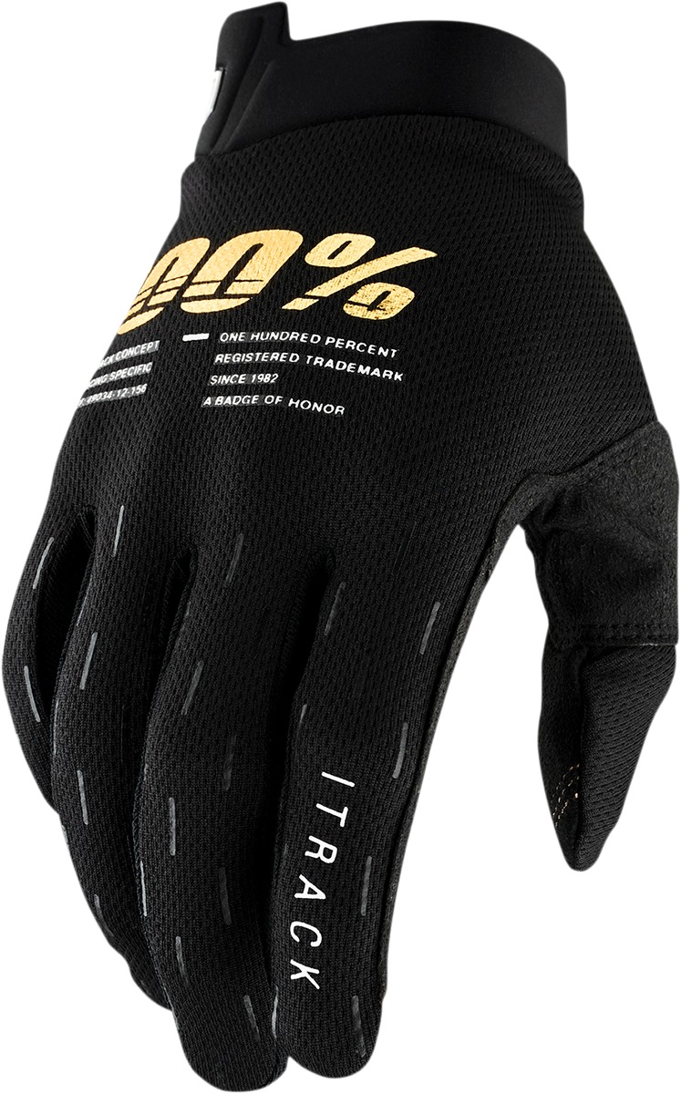 Youth iTrack Gloves - Itrack Glv Blk Ymd - Click Image to Close