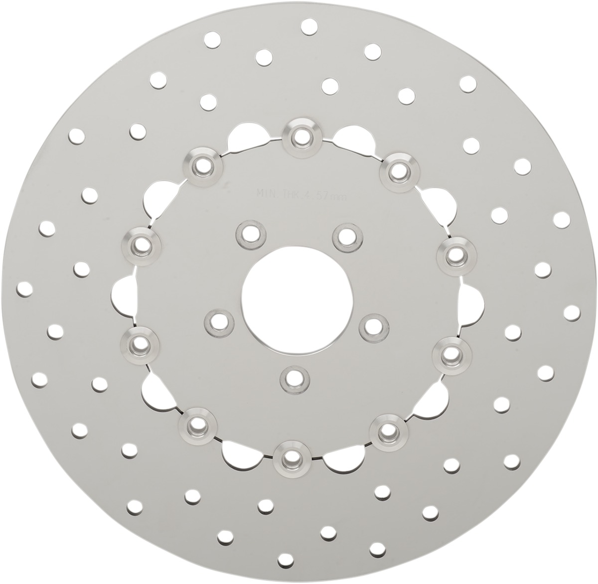 Polished Front Brake Rotor 300mm Counterbore - For 06-10 Harley Dyna - Click Image to Close