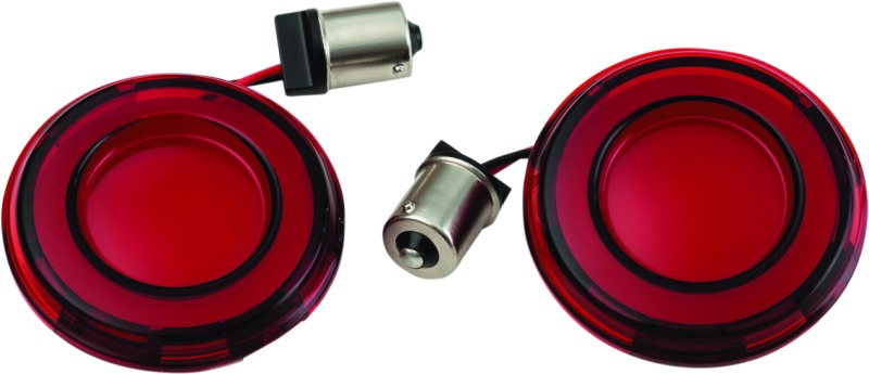 Tracer L.E.D. Front Turn Signal Insert Red Light Red Lens 1156 - Click Image to Close