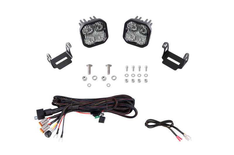 2021 Ford Bronco Sport SS3 LED Ditch Light Kit - White Combo - Click Image to Close