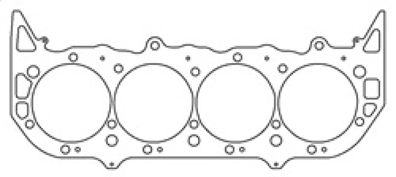 BB 4.630in Bore .098in Chevy Mark IV Big Block (396 / 402 / 427) MLS Head Gasket - Click Image to Close