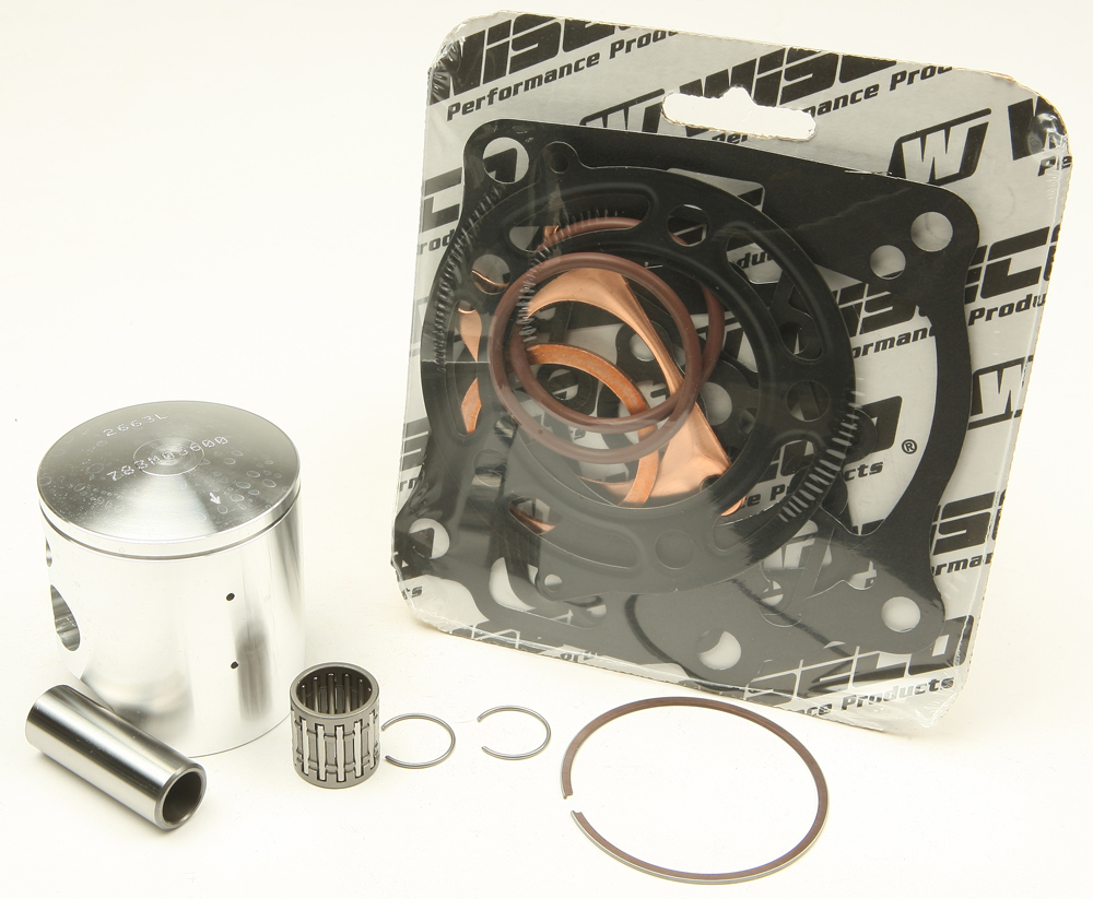 Top End Piston Kit 56.00mm Bore (+2.00mm) - For 01-02 Kawasaki KX125 - Click Image to Close