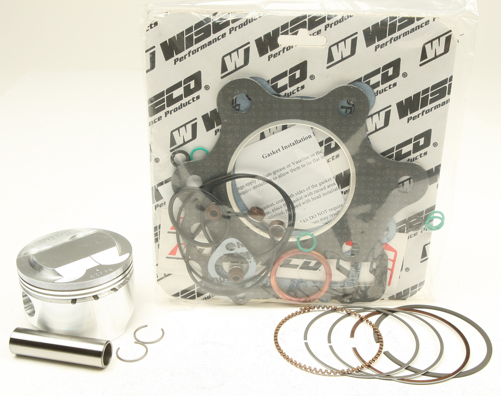 Top End Piston Kit 11:1 Compression - 74.50mm Bore (+0.50mm) - For 93-08 Honda TRX300EX - Click Image to Close