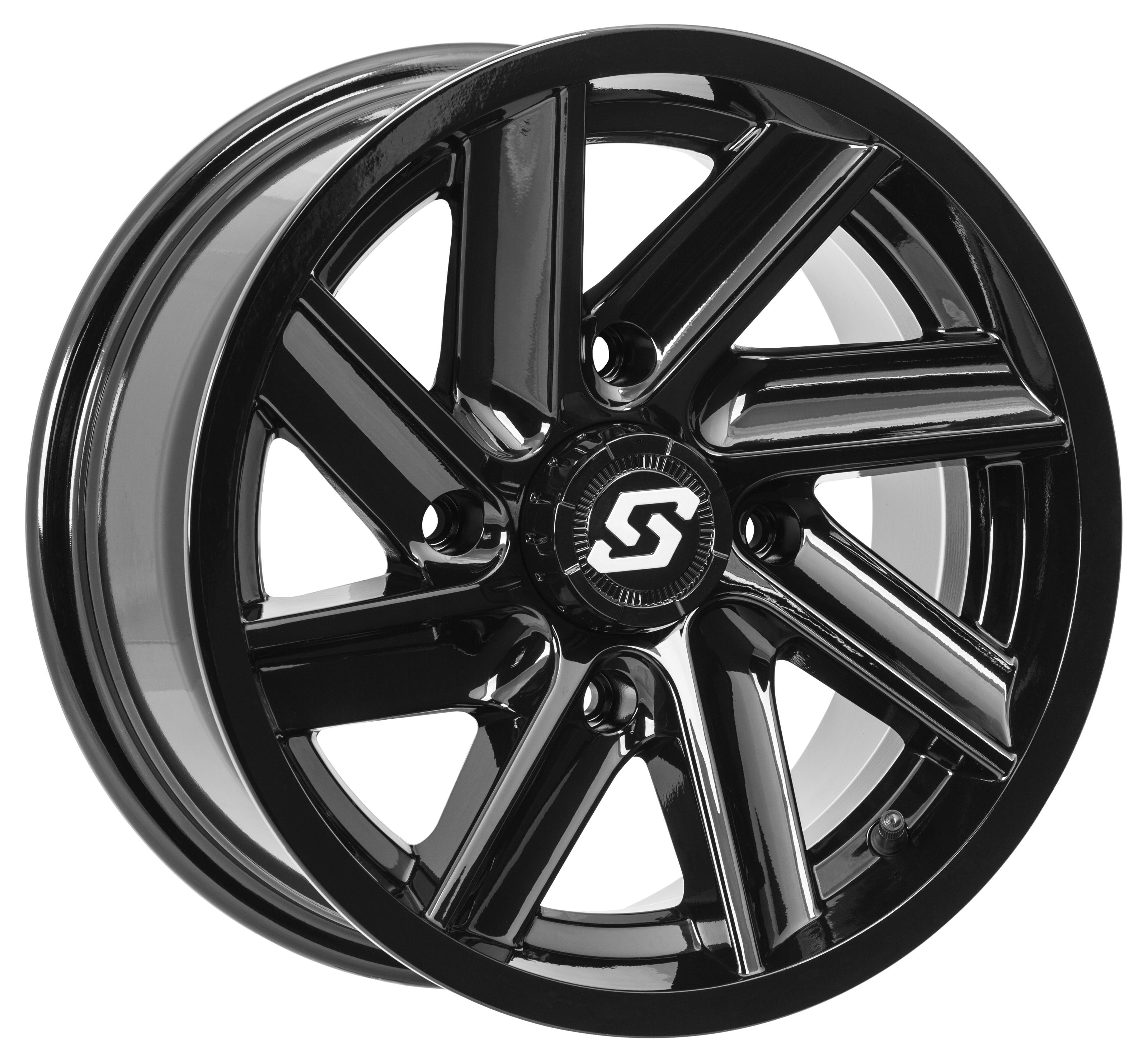 Chopper Wheel Black 4/137 14X7 5+2 - Click Image to Close