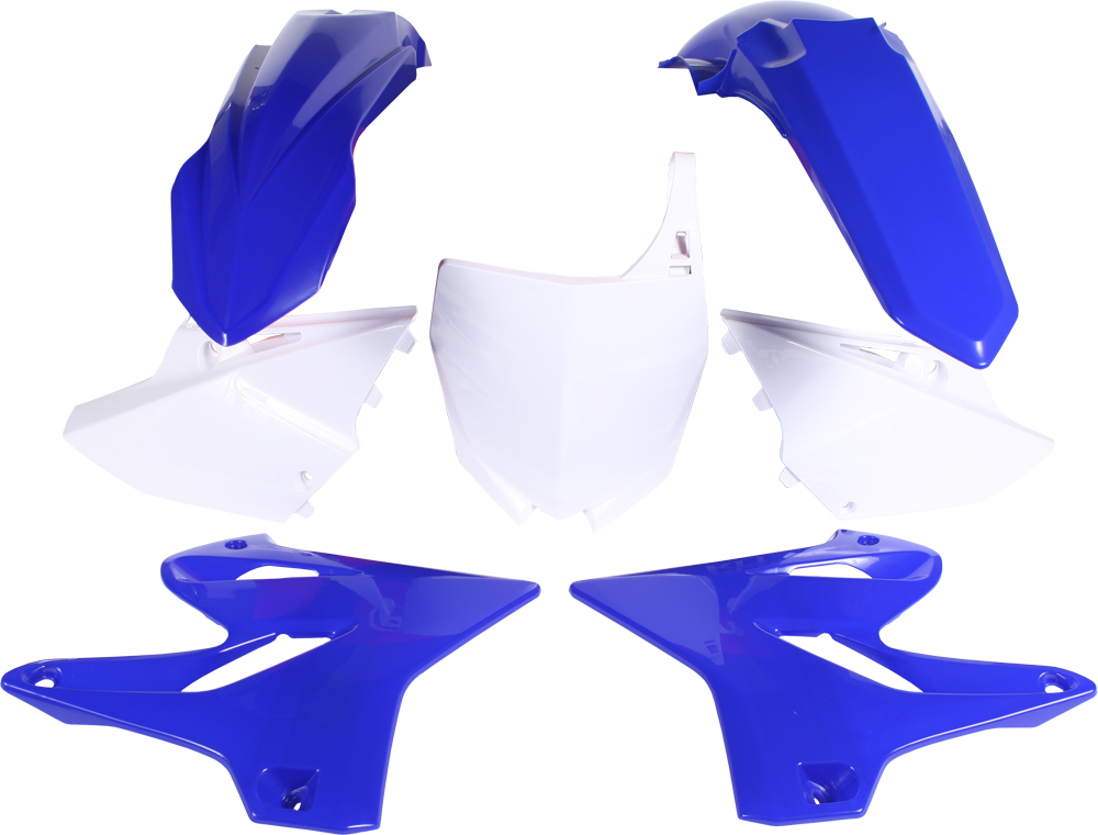 Plastic Body Kit - Original Blue/White - For 15-20 Yamaha YZ125 YZ250 - Click Image to Close