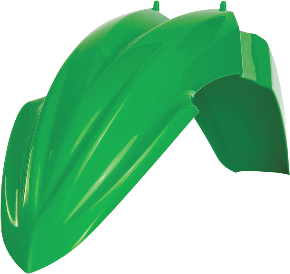 Front Fender - Green - For 14-21 Kawasaki KX85 KX100 - Click Image to Close