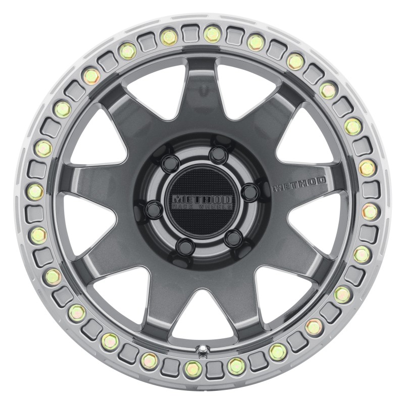 MR108 17x9 -44mm Offset 6x5.5 106.25mm CB Gloss Titanium w/BH-H24125-38 Wheel - Click Image to Close