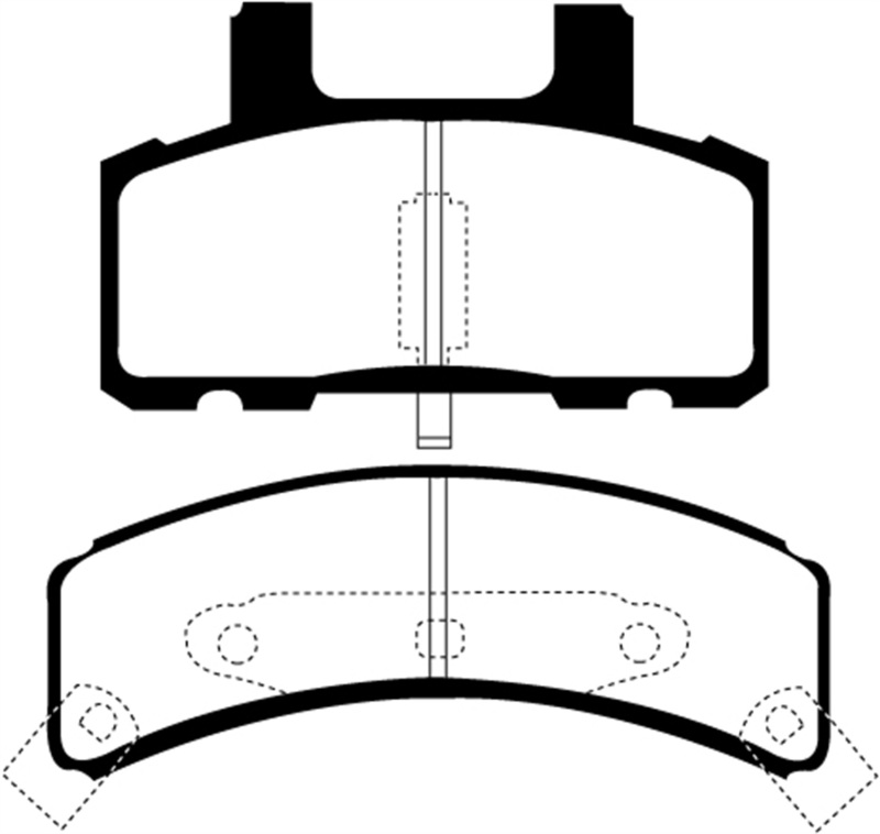 Greenstuff Front Brake Pads - For 99-01 Cadillac Escalade 5.7 - Click Image to Close