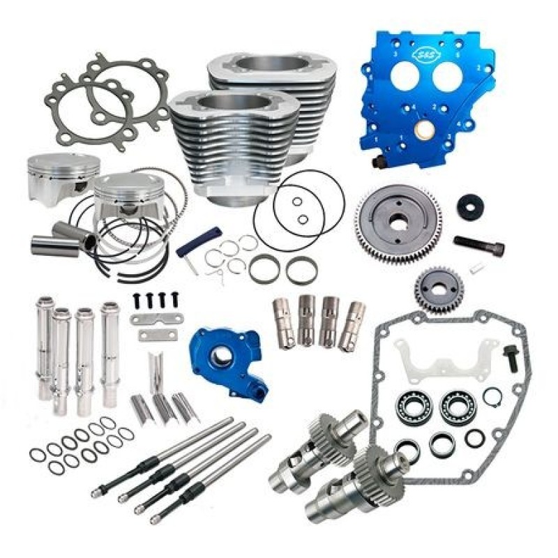 S&S Cycle 99-06 BT 100in Power Package - Silver - Click Image to Close