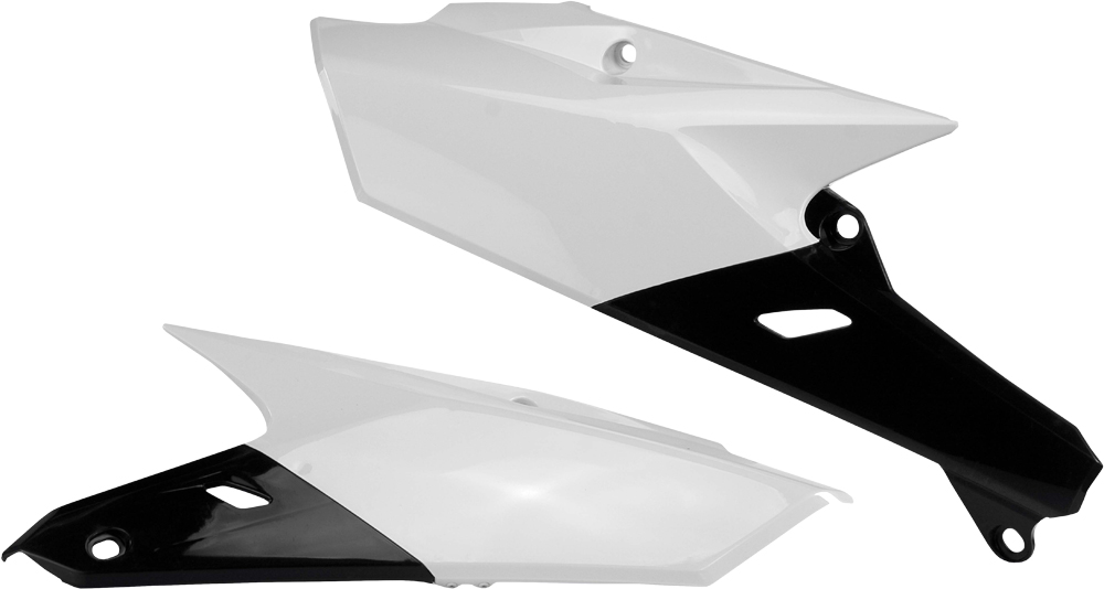 Side Panels - White/Black - Click Image to Close