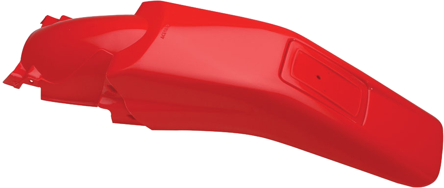 Rear Fender - Red - For 96-04 Honda XR250R XR400R - Click Image to Close