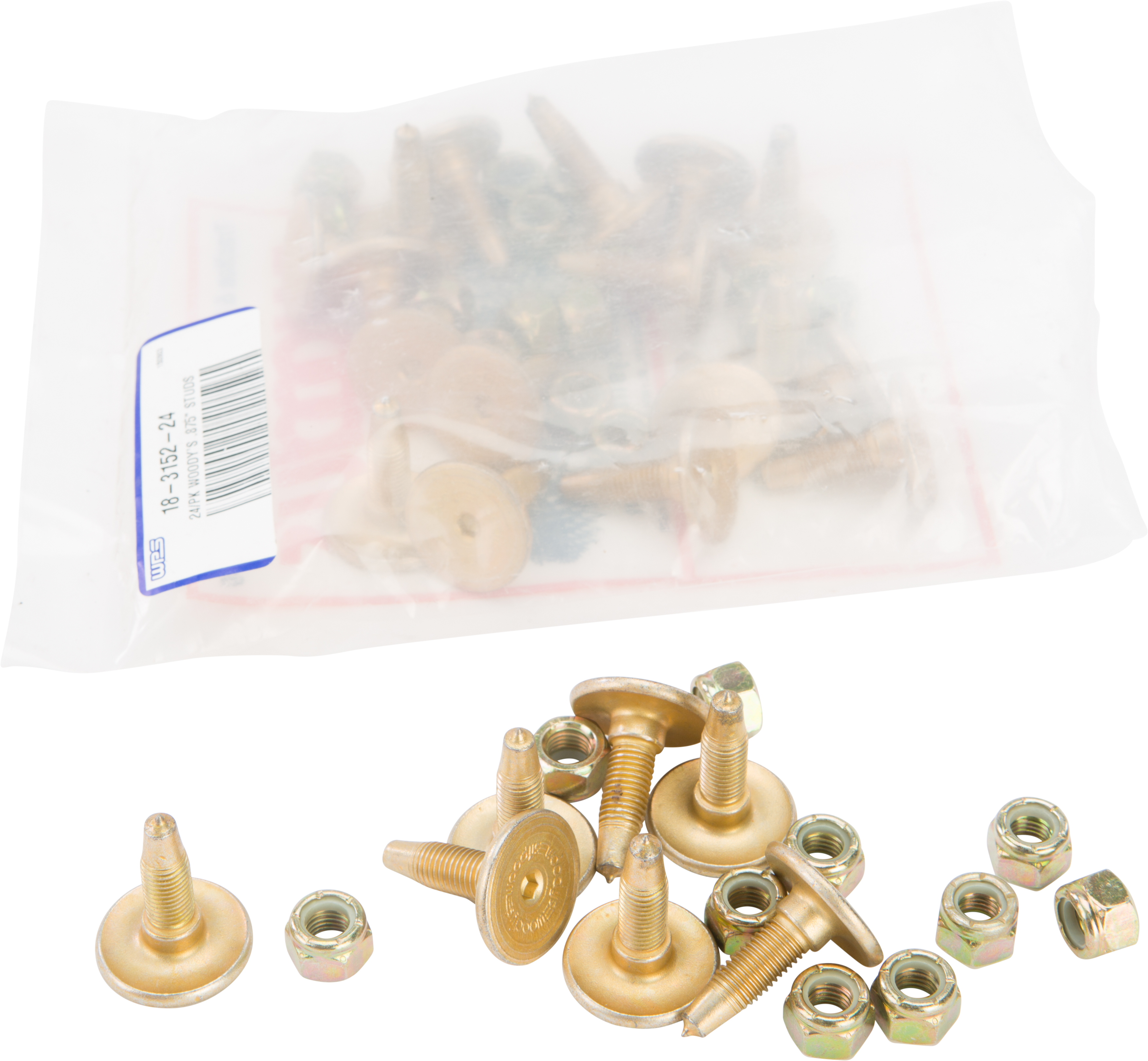 Gold Digger Traction Master Carbide Studs - Gld Dgger Carbide 24Pk .875 - Click Image to Close