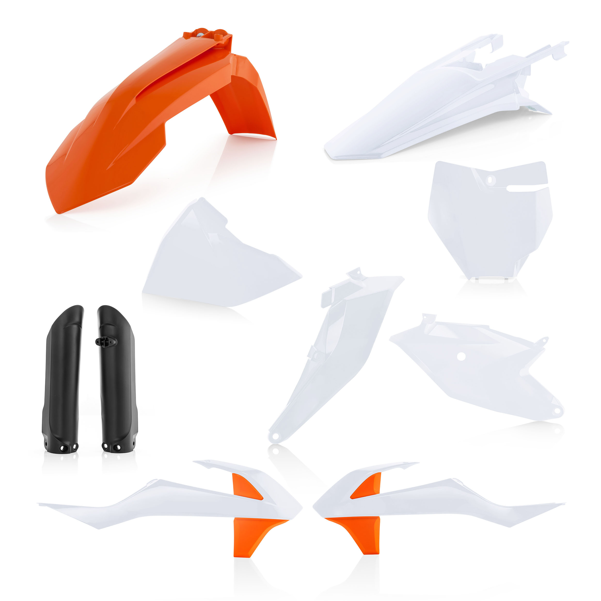 Full Plastic Kit - White/Orange/Black Original 2021 - For 18-23 KTM 85 SX 17/14 - Click Image to Close