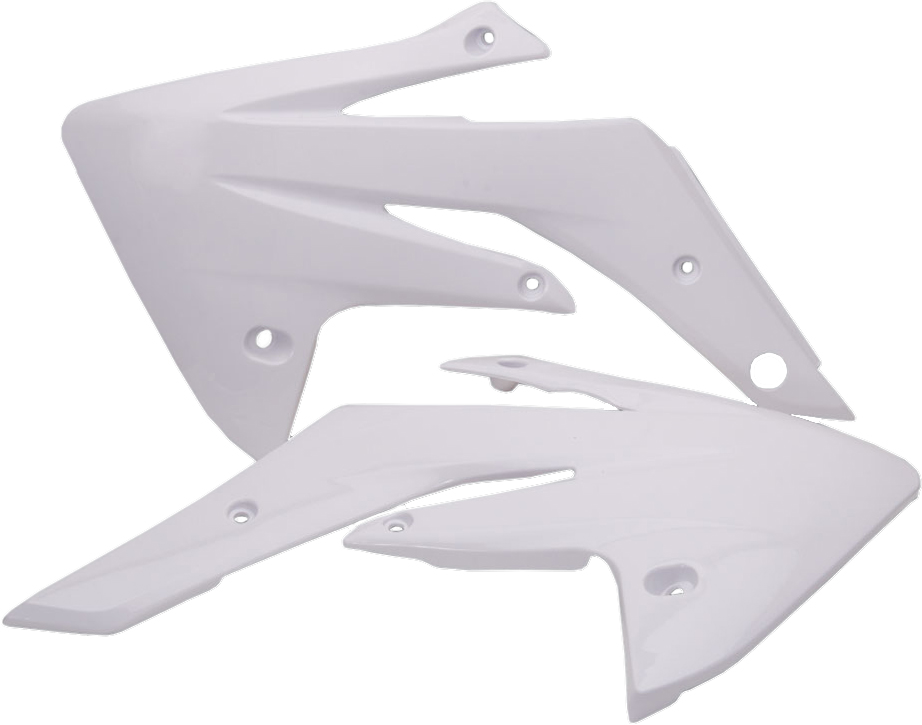 Radiator Shrouds - White - For 07-17 Honda CRF150R /Expert - Click Image to Close